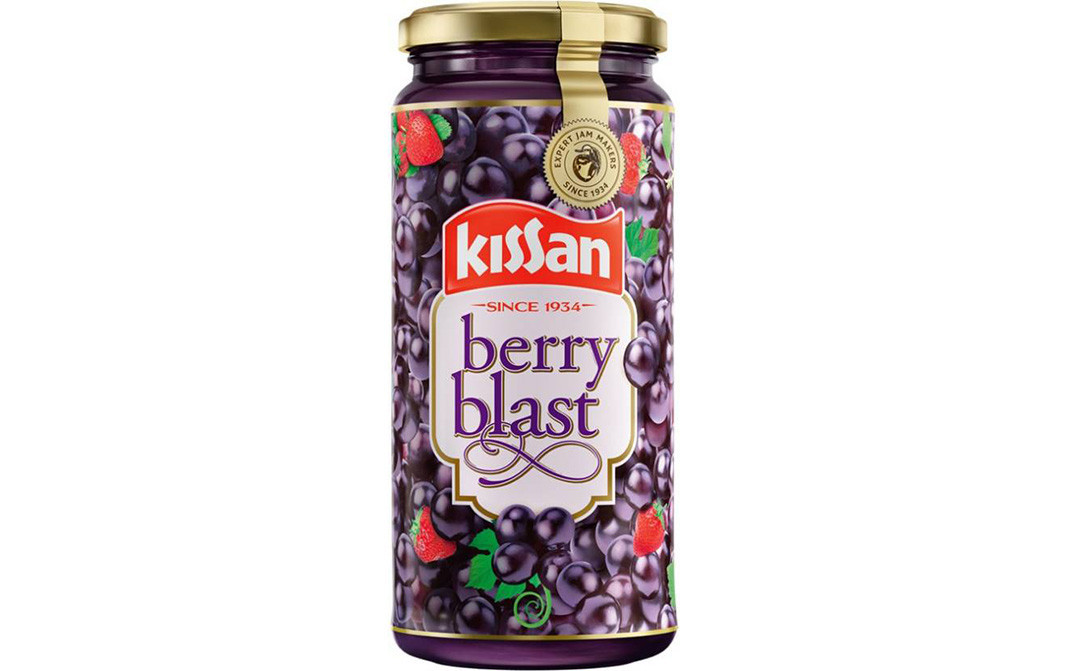 Kissan Berry Blast Jam   Glass Jar  320 grams